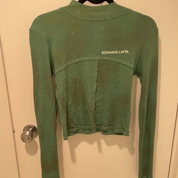 Eckhaus Latta Lapped Baby Turtleneck sz M - Picture 2 of 4